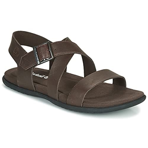 Image of Timberland Kesler Cove Backstrap, Men's Sandals, Dark Brown, 9.5 UK