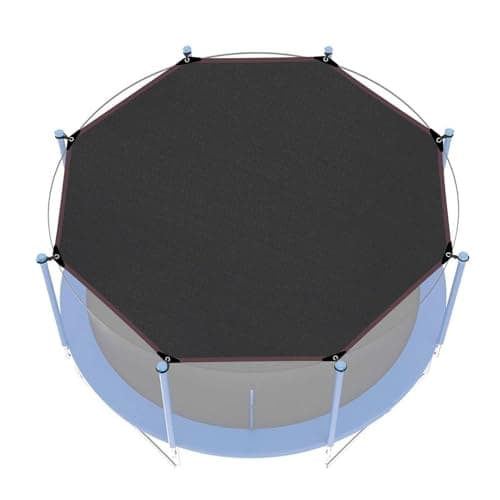 Image of Trampoline Cover 14ft, Octagonal Heavy Duty Trampoline Shade Cover Sun Protection For Outdoor, Trampolines Accessories