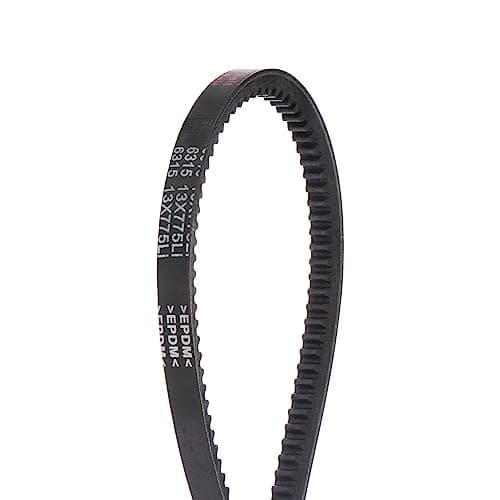 Image of sourcing map 2pcs 13x775 Cogged V-Belts AX Section Drive Raw Edge Belt 775mm Inner Girth 13mm Width 8mm Thickness EPDM for Power Transmission
