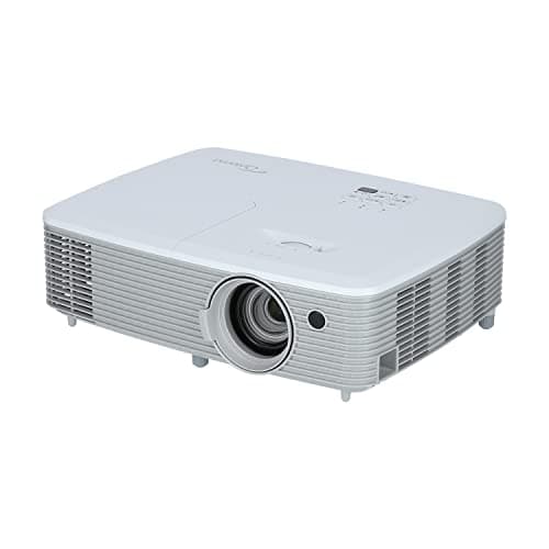 Image of Optoma EH400 + DLP projector (1080p, 4000 lumens, 22,000: 1 contrast, 2X HDMI + MHL, 2X VGA, 1x composite) White