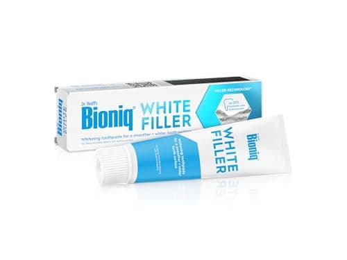 Image of Bioniq® White Filler Toothpaste - 1 x 100 ml – Gentle Whitening Toothpaste with Hydroxyapatite - Protects and Strengthens Enamel - for Smooth and White Teeth - Gently Removes Stains, Fluoride-Free