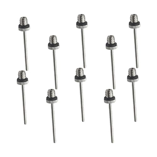 Image of Lmyzcbzl Ball Pump Needles, 10 Pcs Air Pump Needles, Ball Pump Inflation Needle, Inflating Pump Needle, for Basketball, Soccer, Rugby, Volleyball, Etc