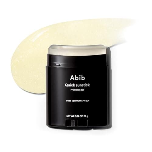 Image of Abib Quick Sunstick Protection Bar SPF50+ 0.77 oz / 22 g (Glowing) | Korean Suncreen Stick Suncare, No Whitecast, Protector Solar Barra, Centella Asiatica Extract, Aloe Extract