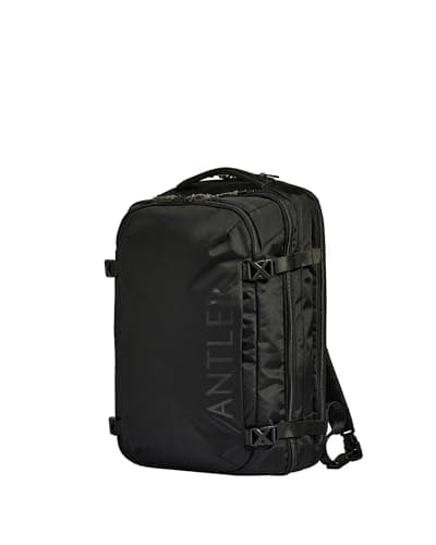 Image of ANTLER - Discovery Backpack, Large 45L Rucksack with Laptop Pocket, Suitcase Sleeve, Water-Resistant, Durable Travel Bag for Men & Women - Black