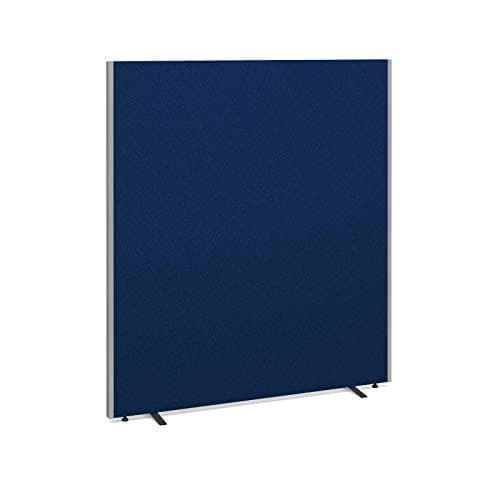 Image of Floor standing fabric screen 1800mm high x 1600mm wide, Blue