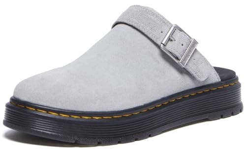 Image of Dr. Martens Unisex-Adult Brookline Mule, Mist Grey, 7 Women/6 Men