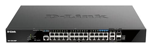 Image of D-Link DGS-1520-28MP Layer 3 Stackable Smart Managed Switch, 20 x 10/100/1000BASE-T PoE Ports, 4 x 2.5GBASE-T PoE Ports, 2 x 10GBASE-T Ports and 2 x 10G SFP+