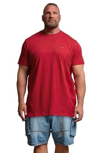 Image of BadRhino Big & Tall Haute Red Extra Long Core T-Shirt - Men's - Plus Size Curve