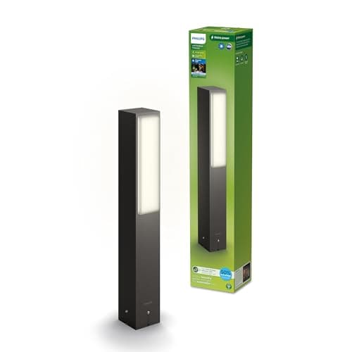 Image of Philips Lighting Stratosphere UltraEfficient Outdoor Path Light, 3.8W, 4000K Cool White Light, Antracite, IP44 Weatherproof