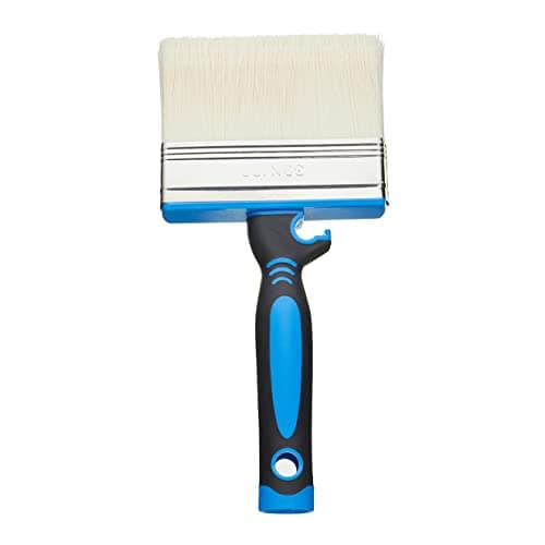 Image of Fit For The Job Block Brush 4 inch Large Capacity for Emulsion with High Volume Coverage and Fast Painting with Emulsion Paints on Indoor and Outdoor Walls