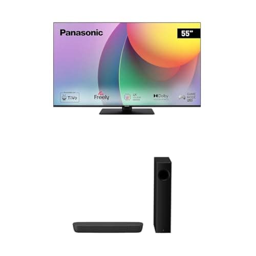 Image of Panasonic TB-55W60AEY 55" 4K Ultra HD Smart TV SC-HTB258EBK Bluetooth Soundbar Soundbar with Wireless Subwoofer