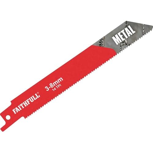 Image of Faithfull SBS922BF Sabre Saw Blades - Metal (Pack of 5)