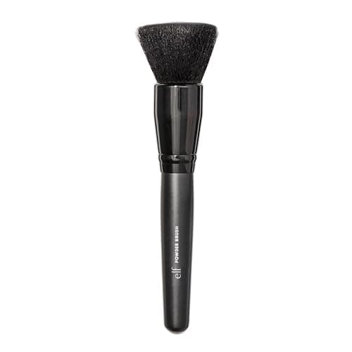 Image of e.l.f. Powder Brush, Versatile Makeup Brush For Powder Or Blush, Creates A Sculpted Look, Made With Synthetic Bristles, Vegan & Cruelty-Free
