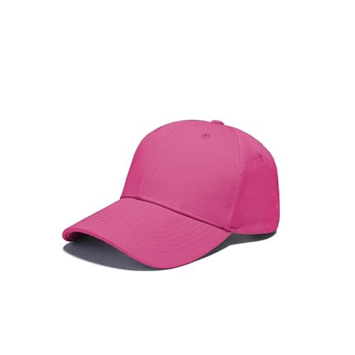 Image of IQONEQ Baseball Caps for Men and Women, Adjustable Fit, 23 Colors (UK, Alpha, One Size, Fuchsia)