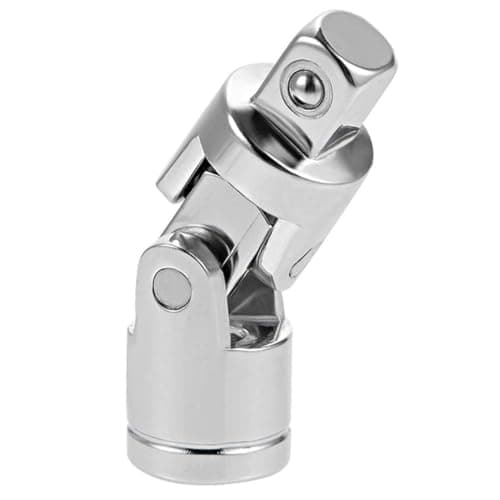 Image of TA-VIGOR 3/8 Inch Drive Universal Joint Socket, Cr-V Spring Loaded Impact Swivel Adapter Set for Ratchet and Wrench, Chrome Vanadium Steel Socket Adapter for Automotive Repair and DIY