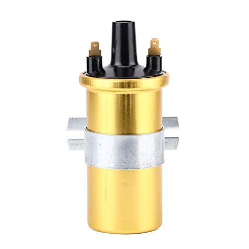 Image of 12v coil + Car Engine Ignition Start Coil,Non Ballast Ignition Coil High Performance Standard for 12v Sports Ignition Coil DLB105 + 12 volt coil with internal resistor