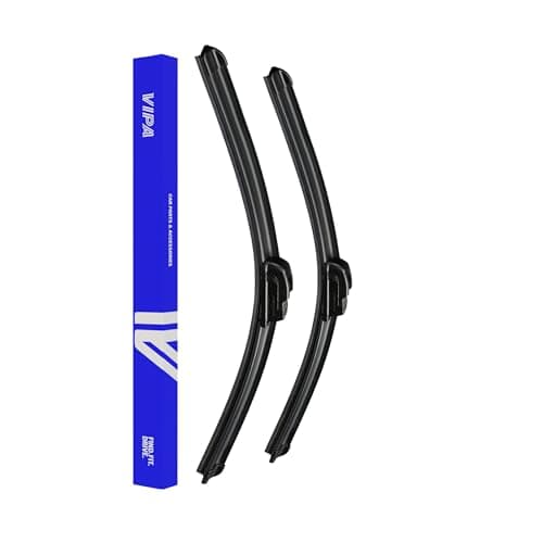 Image of Vipa Car Parts Premium Wiper Blade Retro Upgrade Kit Fits: MINI MINI R50 R53 R56 EARLY Hatchback (Jun 2001 to Nov 2013)All-Weather Performance Durable, Streak-Free Windshield Wipers Easy Installation