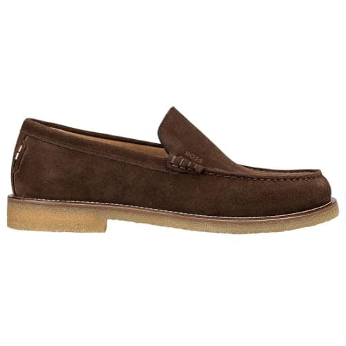 Image of BOSS Men's Kope_mocc_sdd 10247967 01Moccasins, Dark Brown, 10 UK