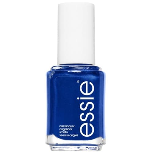 Image of Essie Original Nail Polish, Royal Blue Shimmer, Frosty Sapphire Blue With Metallic Shimmer Effect, Escape To Paradise, Vacation In A Bottle, 92 Aruba Blue