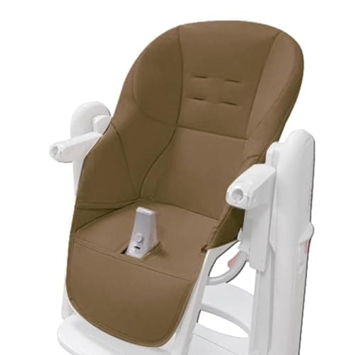 Image of High Chair Covers Replacement for Baby | High Chair Cushion | PU Leather Cushion Pad for Dining Chair | Universals Replacement for Peg-Perego Tatamia High Chair | Easy to Clean and Install