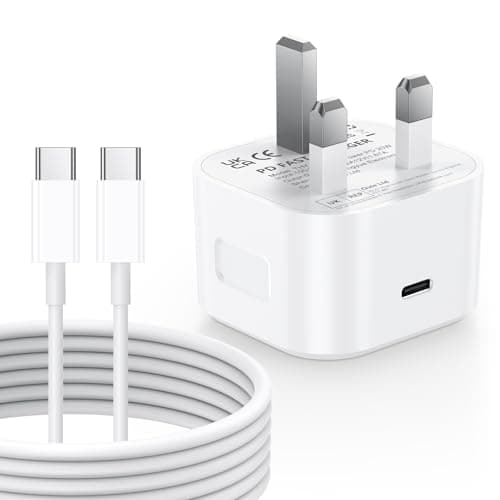 Image of Google Pixel Fast Charger for Google Pixel 9/9 Pro/9 Pro XL/9 Pro Fold/10/10 Pro/10 Pro XL/10 Pro Fold/8 P.ro/8/8A, 30W USBC Charger Plug and Cable 2M, Power Adapter Plug UK with Type C Charging Cable