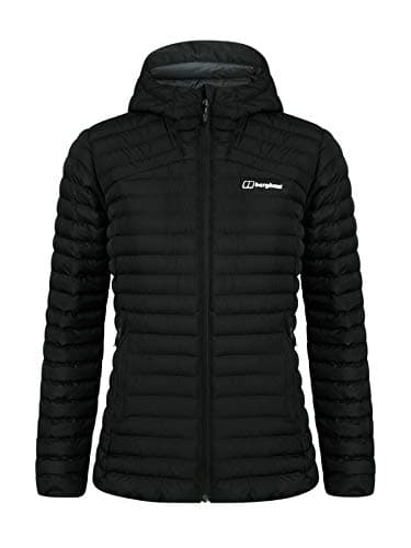Image of Berghaus Women's Combust Reflect Down Jacket Long Coat | Durable Design | Water Resistant Insulated Jacket, Black/Black, 20