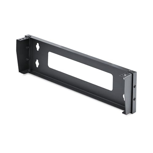 Image of StarTech.com 1U Vertical Wall-Mount Bracket For 19inch Rack Mountable Equipment, 121lb/55kg Capacity, For Patch Panels/Servers