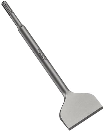 Image of SDS Chisel Bits Fireocre SDS Plus Tile Chisel 250 X 75 mm, Angled Wide Spade Chisel for SDS Plus Hammer