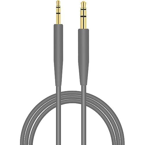 Image of baolongking 2.5mm to 3.5mm cable, Bose Headphone Cable, Stereo Jack Cable, Replacement Headphone Audio Wire Compatible with Bose QC 35 / QC35 II / QC25 / OE2, JBL E45BT E55BT E65BTNC (gray)