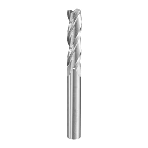 Image of sourcing map Spiral Router Bit 3/8" Cut Dia 3/8" Shank Up Cut Solid Carbide 3 Flutes CNC End Mill Milling Bits for Wood Plastic Soft Metal (1-1/2" Cut Length 3-1/2" Long)