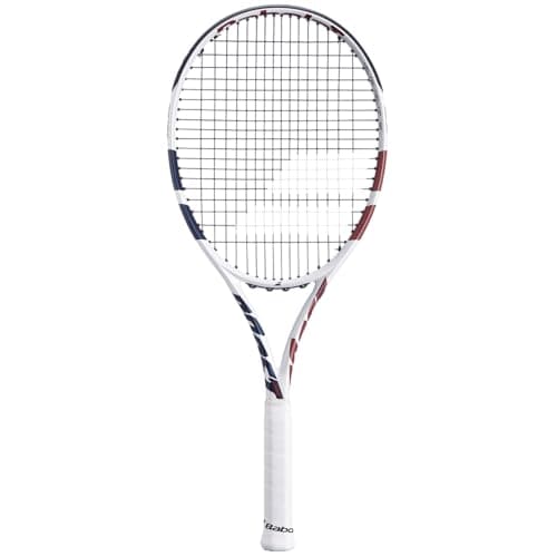 Image of Babolat, Tennis Racket Boost Drive, Grip 1, Coral Blue White, Lightweight Graphite Frame, Large Screen, 16x19 Stringing Plan for Casual Players Wishing to Progress Easily