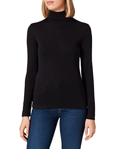Image of United Colors of Benetton Women's T-Shirt, Black 100, M