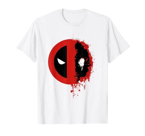 Image of Deadpool Split Splat Logo T-Shirt