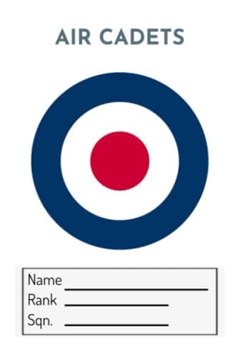 Image of Air Cadet Notebook: 6x9 |120 pages | notebook | journal | RAF | Royal Air Force | lined notebook | 3822