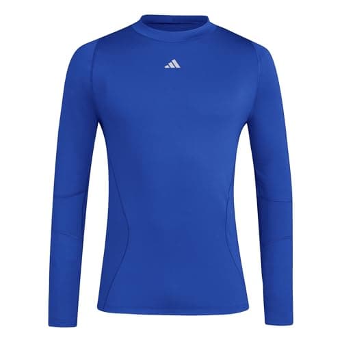 Image of adidas Men's Techfit Cold.RDY Longsleeve T-Shirt Men, Team Royal Blue, XXS