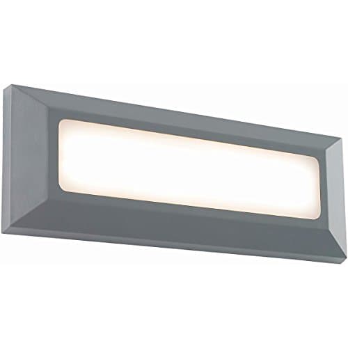 Image of Severus Grey Finish Direct Warm White LED Outdoor Landscape Guide Pathway Driveway Wall Light IP65 Rated