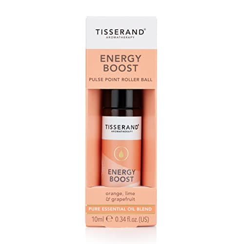 Image of Tisserand - Energy Boost Pulse Point Roller Ball ,100% Natural Pure Essential Oils ,10ml