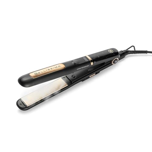 Image of Bellissima My Pro Steam B28 100 Steam Straightener - Ceramic Tourmaline Heater Surface - Straightens and Protects All Hair Types - 3 Temperatures - Suitable for All Hair Types