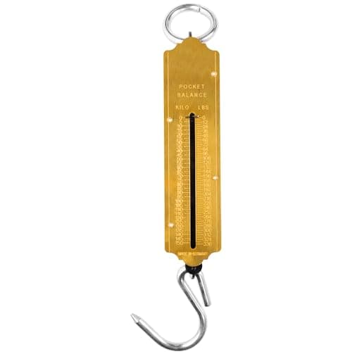 Image of Jazooli Hanging Weight Scale - Commercial, Luggage Scale, Suitcase Weighing Scales with Metric and Imperial Measurements -Heavy Duty Design Camping & Travel Essentials 150 KG