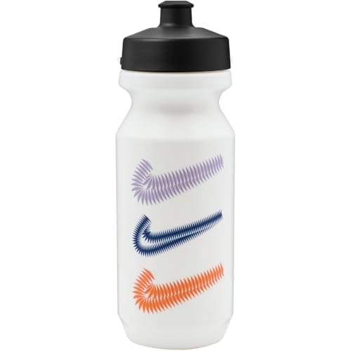 Image of Nike Big Mouth Bottle 2.0 22oz 650 ml Water Bottle Sports Bottle Training Fitness Graphic, Sail/Black/Hydrangeas/Game Royal/Safety Orange