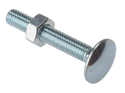 Image of Carriage Bolt & Nut ZP M6 x 65mm Bag 10