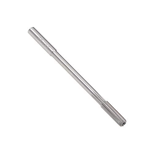 Image of sourcing map 4.9mm Chucking Reamer, HSS Cobalt M35 Lathe Machine Reamer D4 6 Straight Flutes, Round Shank Milling Cutting Tool, for Stainless Steel Alloy Copper Metal