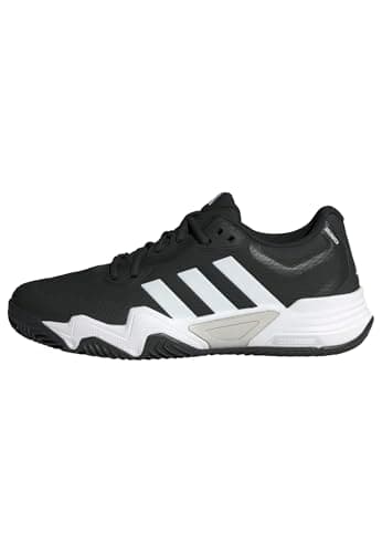 Image of adidas Men's Solematch Control 2 Clay Tennis Shoes, Core Black/Zero Metalic/Cloud White, 9 UK