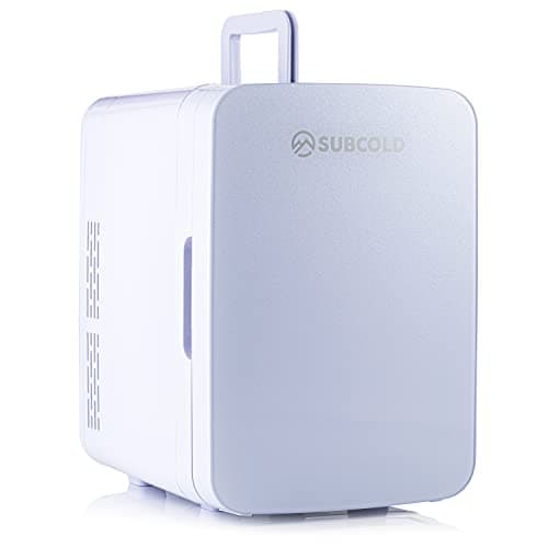 Image of Subcold Ultra 10 Mini Fridge Cooler & Warmer | 3rd Gen | 10L capacity | Compact, Portable and Quiet | AC+DC Power Compatibility (White New)