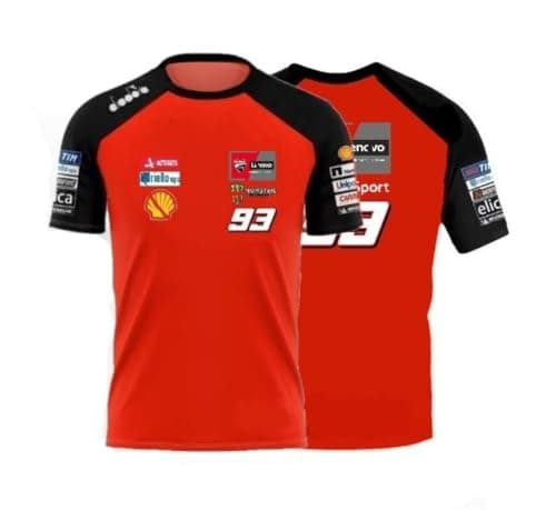 Image of PRORACER T-shirt Men Replica 93 MotóGP Ducati, red, S
