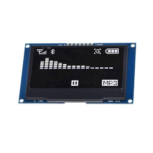 Image of Hailege 2.42" SSD1309 128x64 OLED Display Module 2.42 Inch 7 Pin OLED LCD Display Module (SPI White)