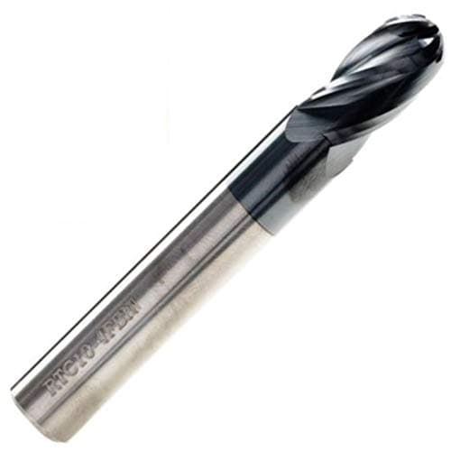Image of 2mm Solid Carbide 4 Flute Ballnose Endmill TiAlN Coated/Endmill