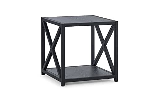 Image of Julian Bowen Lamp Table, Black Ash, One Size