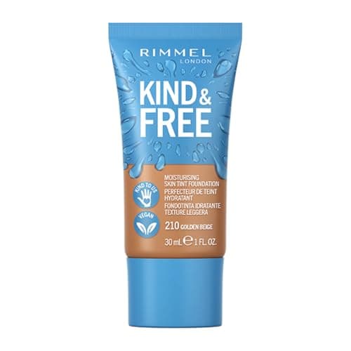 Image of Rimmel Kind + Free Moisturising Skin Tint Foundation, Golden Beige 210