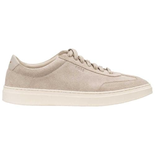 Image of BOSS Men's Kieran Tenn Sdoxf Tennis Trainers, Open White, 11 UK